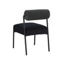 Jolene Black Velvet Dining Chair - Set of 2