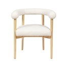 Spara Cream Boucle Dining Chair - UK