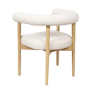 Spara Cream Boucle Dining Chair - UK