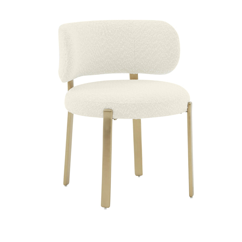 Margaret Cream Boucle Dining Chair - UK