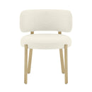 Margaret Cream Boucle Dining Chair - UK