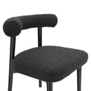Spara Black Performance Boucle Side Chair