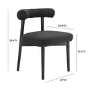 Spara Black Performance Boucle Side Chair