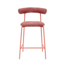 Liliana Mauve Performance Velvet Counter Stool