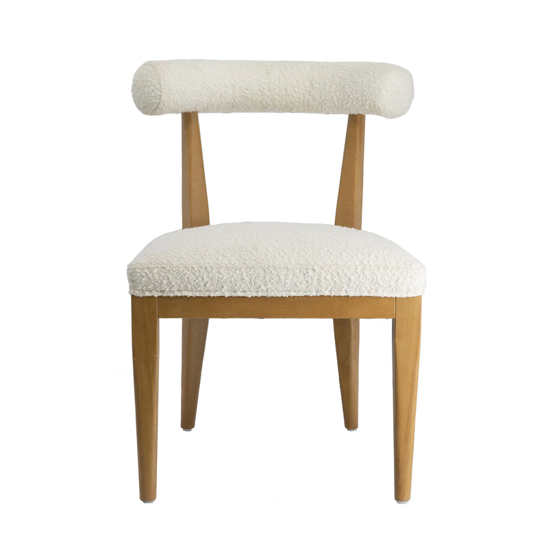 Palla Cream Boucle Dining Chair - UK