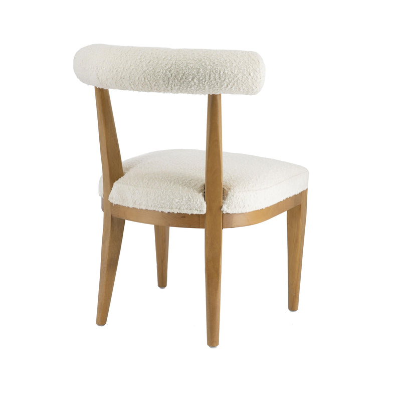 Palla Cream Boucle Dining Chair - UK