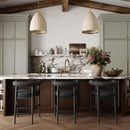 Spara Black Boucle Counter Stool - UK