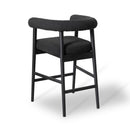 Spara Black Boucle Counter Stool - UK