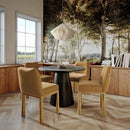 Tiara Cognac Performance Velvet Oak Dining Chair