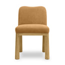 Tiara Cognac Performance Velvet Oak Dining Chair