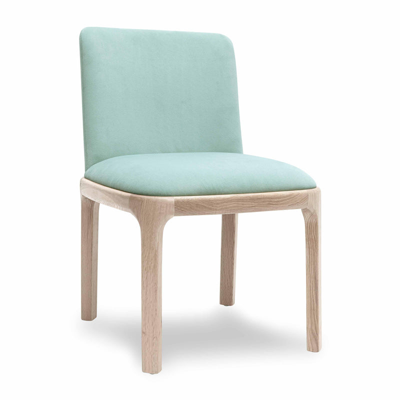 Rebecca Light Blue Performance Velvet Dining Chair