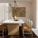 Calla Cognac Performance Velvet Dining Chair