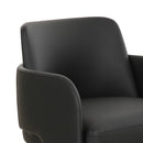 Leo Black Performance Vegan Leather Dining Chair