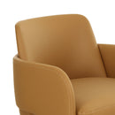 Leo Tan Performance Vegan Leather Dining Chair