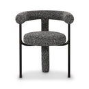 Synn Black Performance Boucle Dining Chair