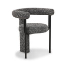 Synn Black Performance Boucle Dining Chair