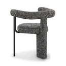 Synn Black Performance Boucle Dining Chair