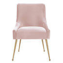 Beatrix Blush Velvet Side Chair