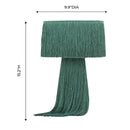 Atolla Emerald Tassel Table Lamp - UK