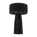 Shelby Raffia Black Table Lamp
