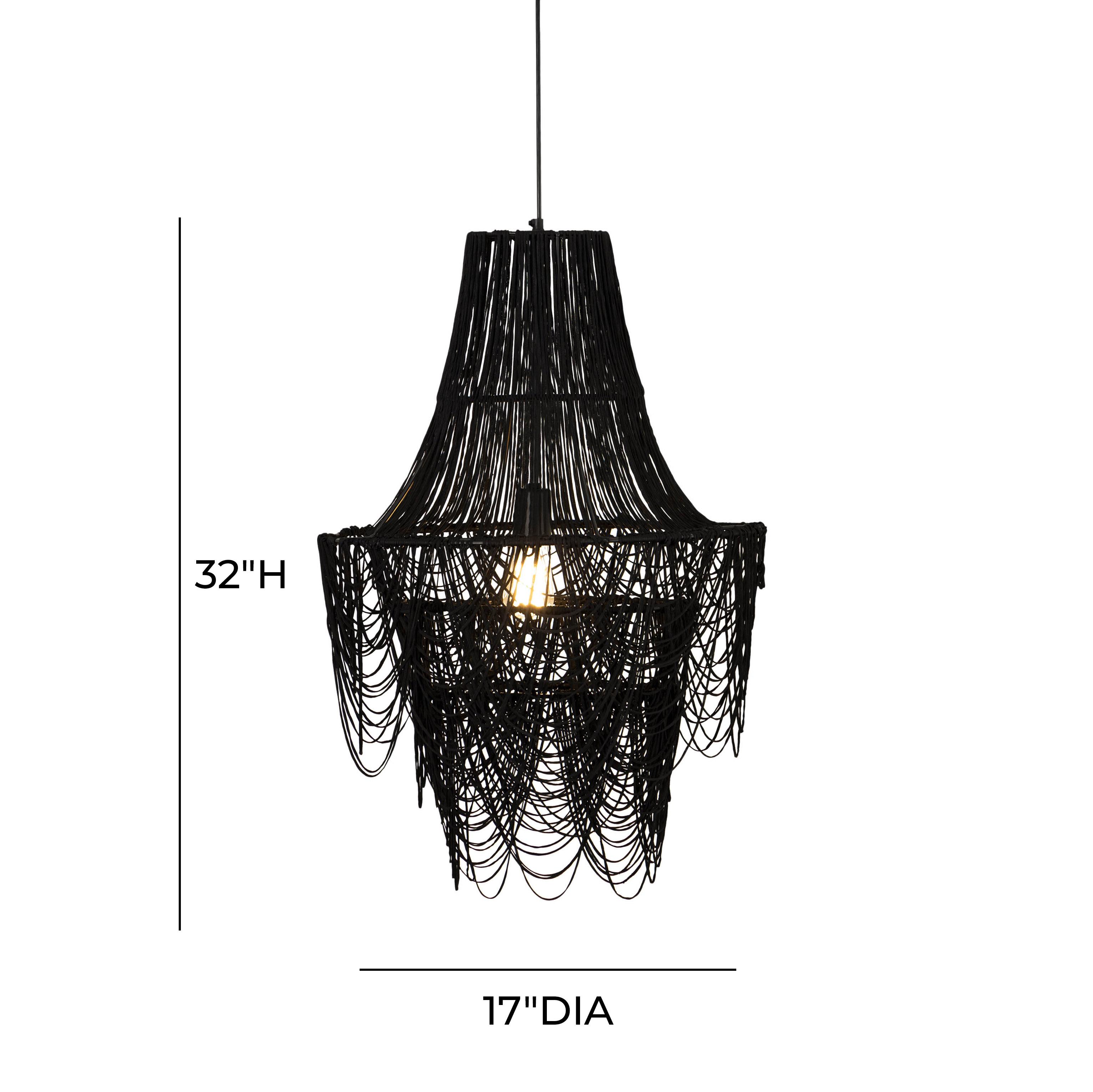 Raipur Black Pendant