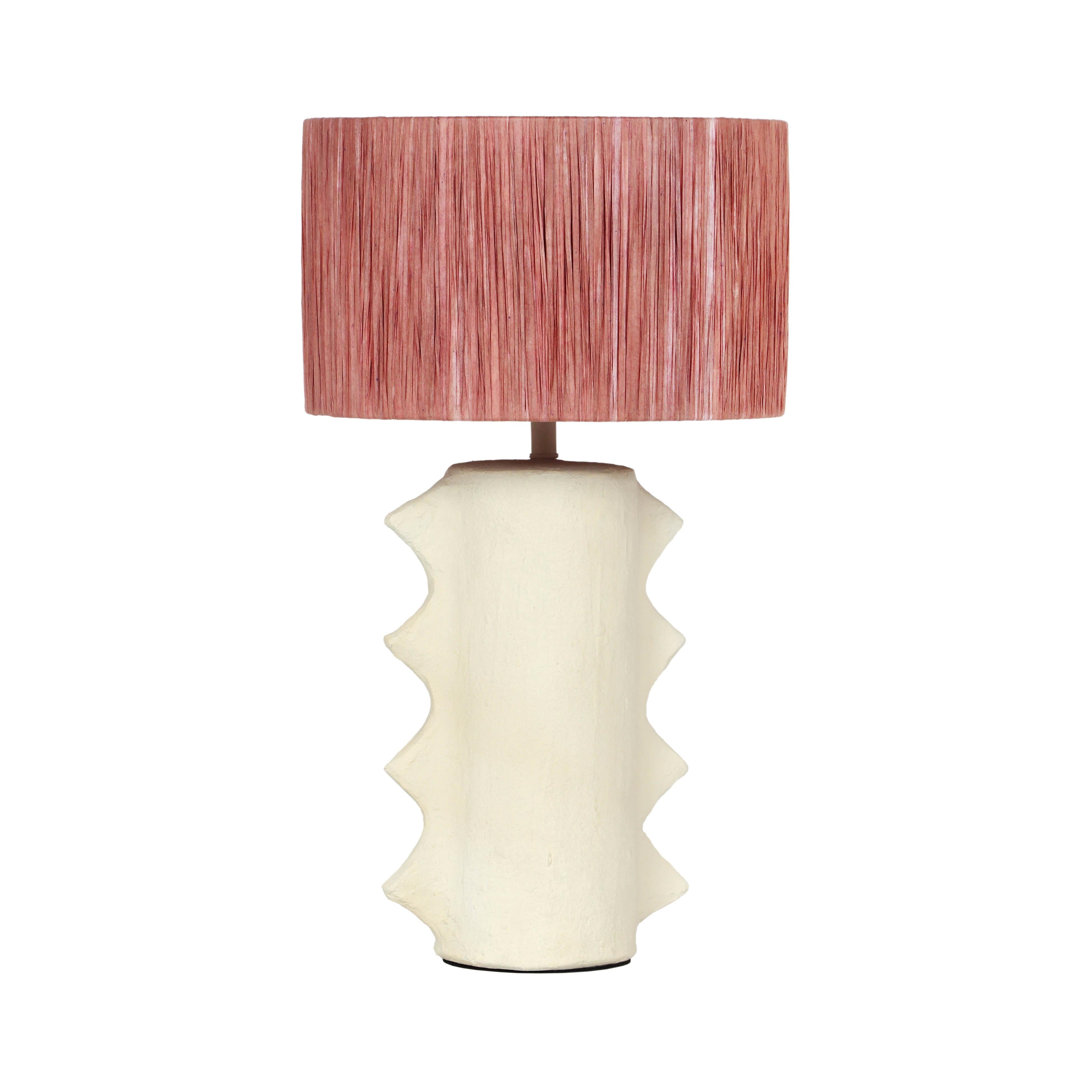 Wild Thing Papier Mache Table Lamp
