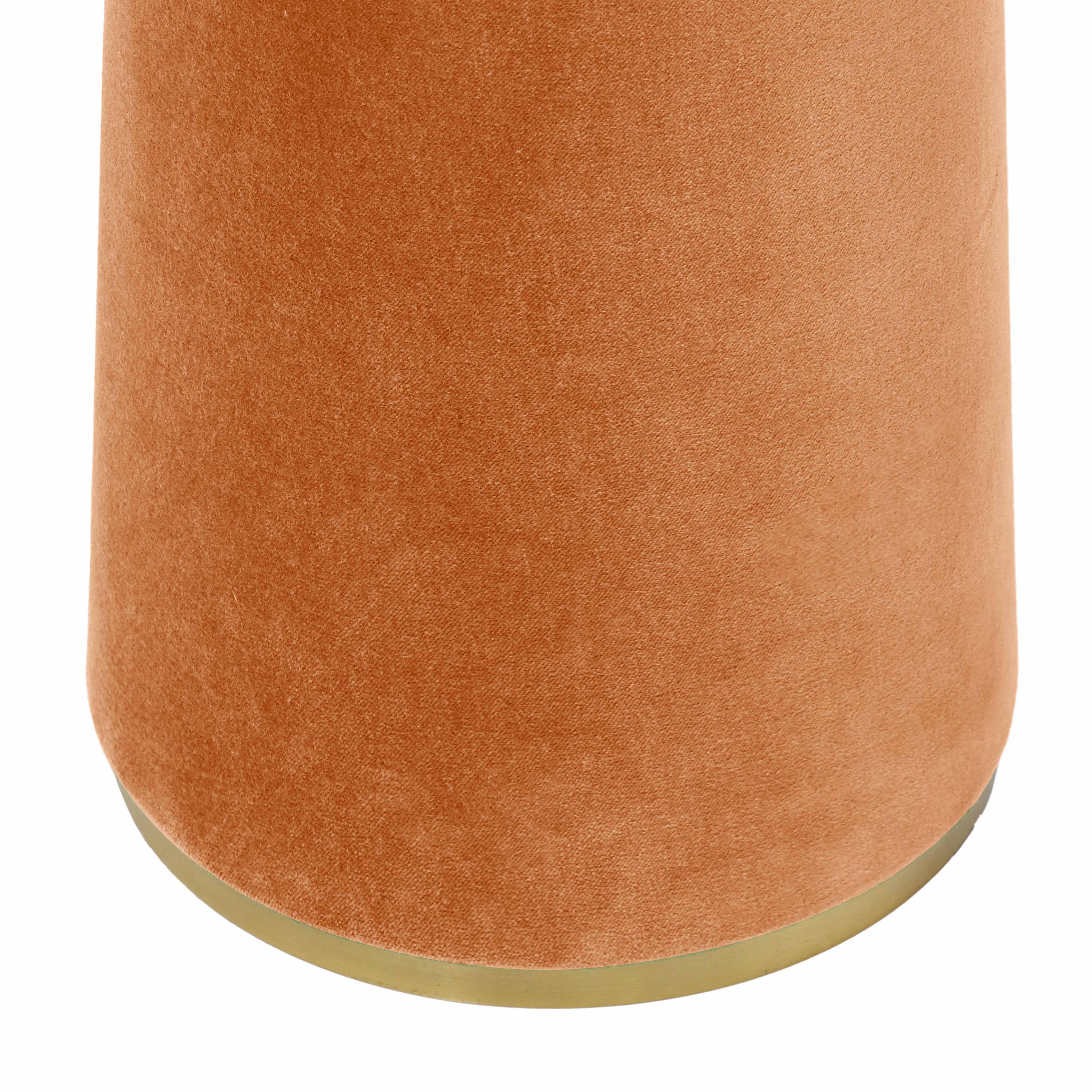 Graham Terracotta Velvet Floor Lamp