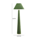 Graham Moss Green Velvet Floor Lamp