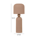 Shroom Terracotta Metal Table Lamp