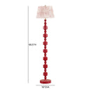 Peggy Pink Spotted Floor Lamp