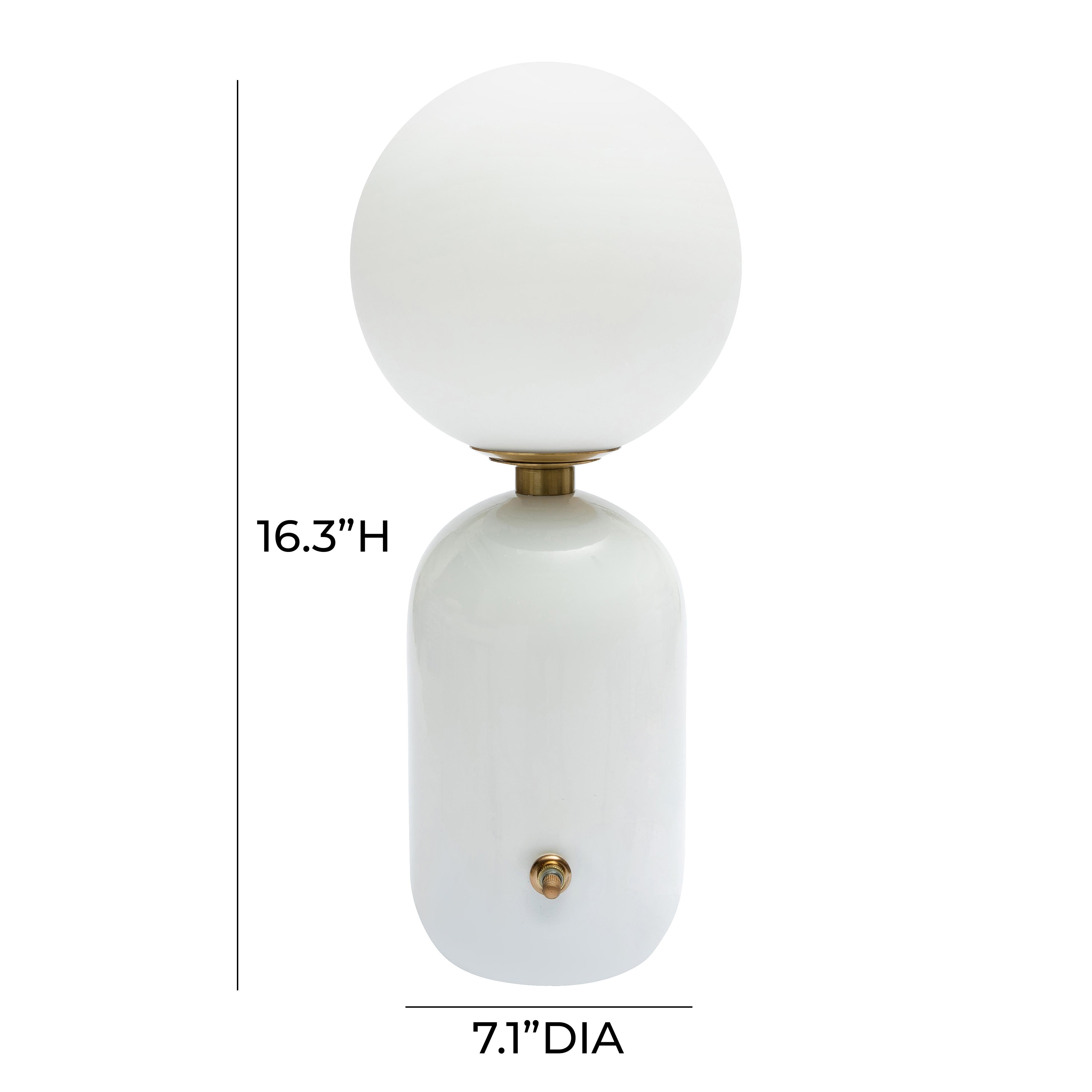 Liza White Table Lamp