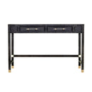 Amara Charcoal Rattan Desk