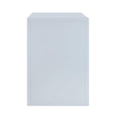 Suzie Pastel Blue & Rattan Executive Desk