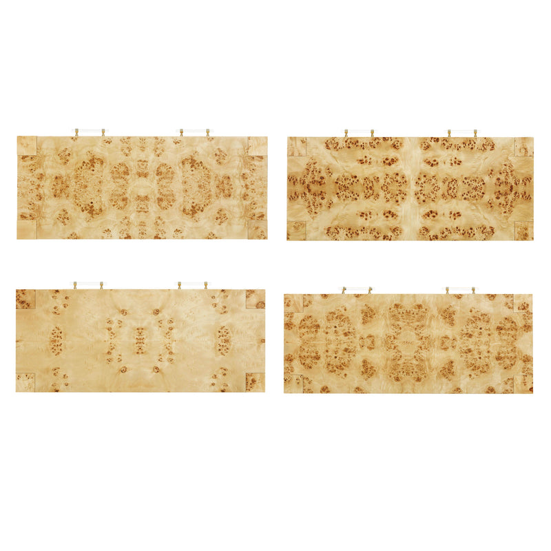 Brandyss Natural Burl Work Desk - UK