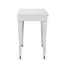 Brandyss White Burl Work Desk