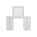 Hollywood White Desk with Vanity Mirror