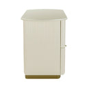 Francesca Cream 3-Drawer Desk