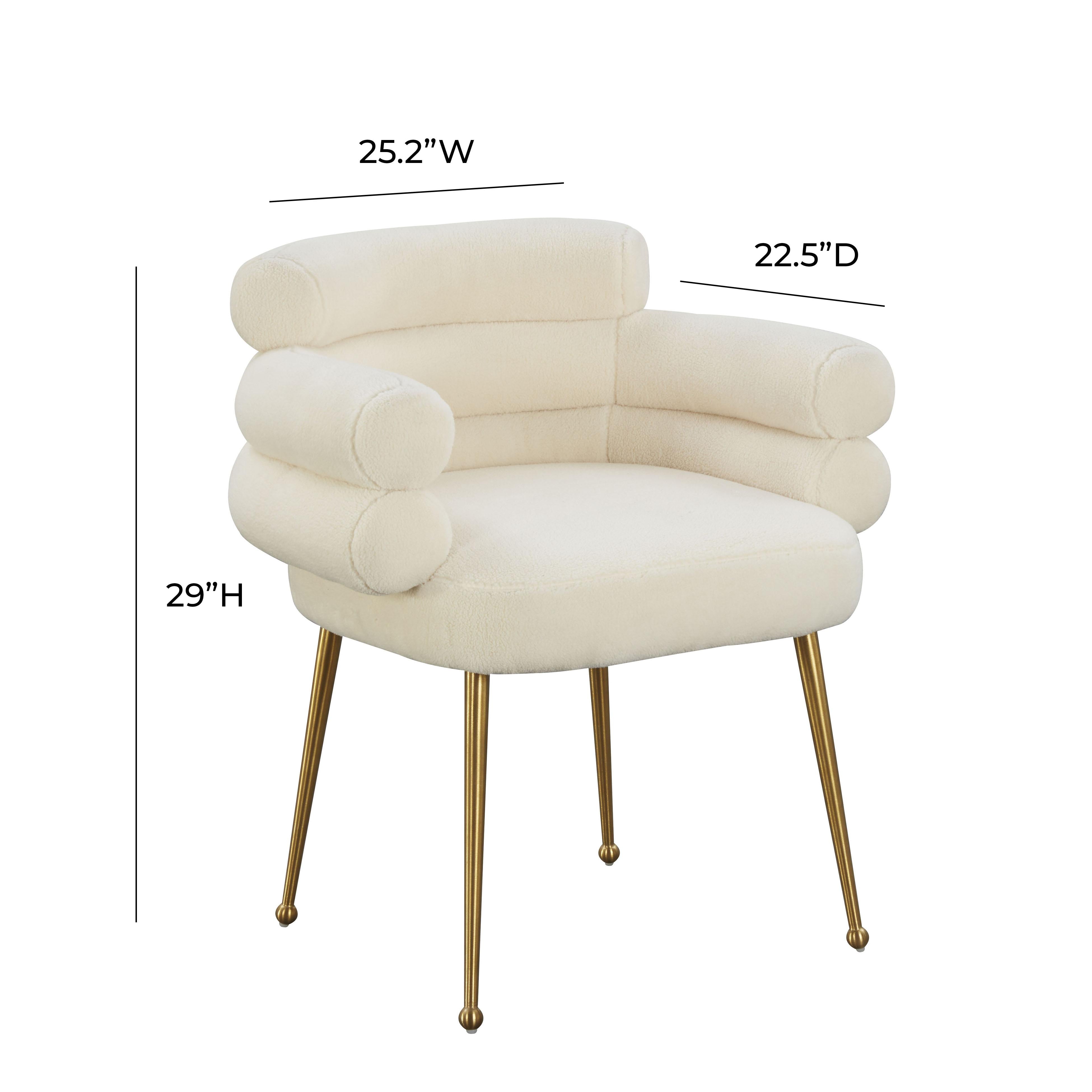 Dente Grey Velvet Dining Chair