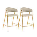 Lara Cream Counter Stool by Inspire Me! Home Decor - Set of 2