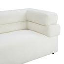 Elsa Cream Velvet Sofa - UK