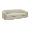 Lina Grey Textured Linen Sofa