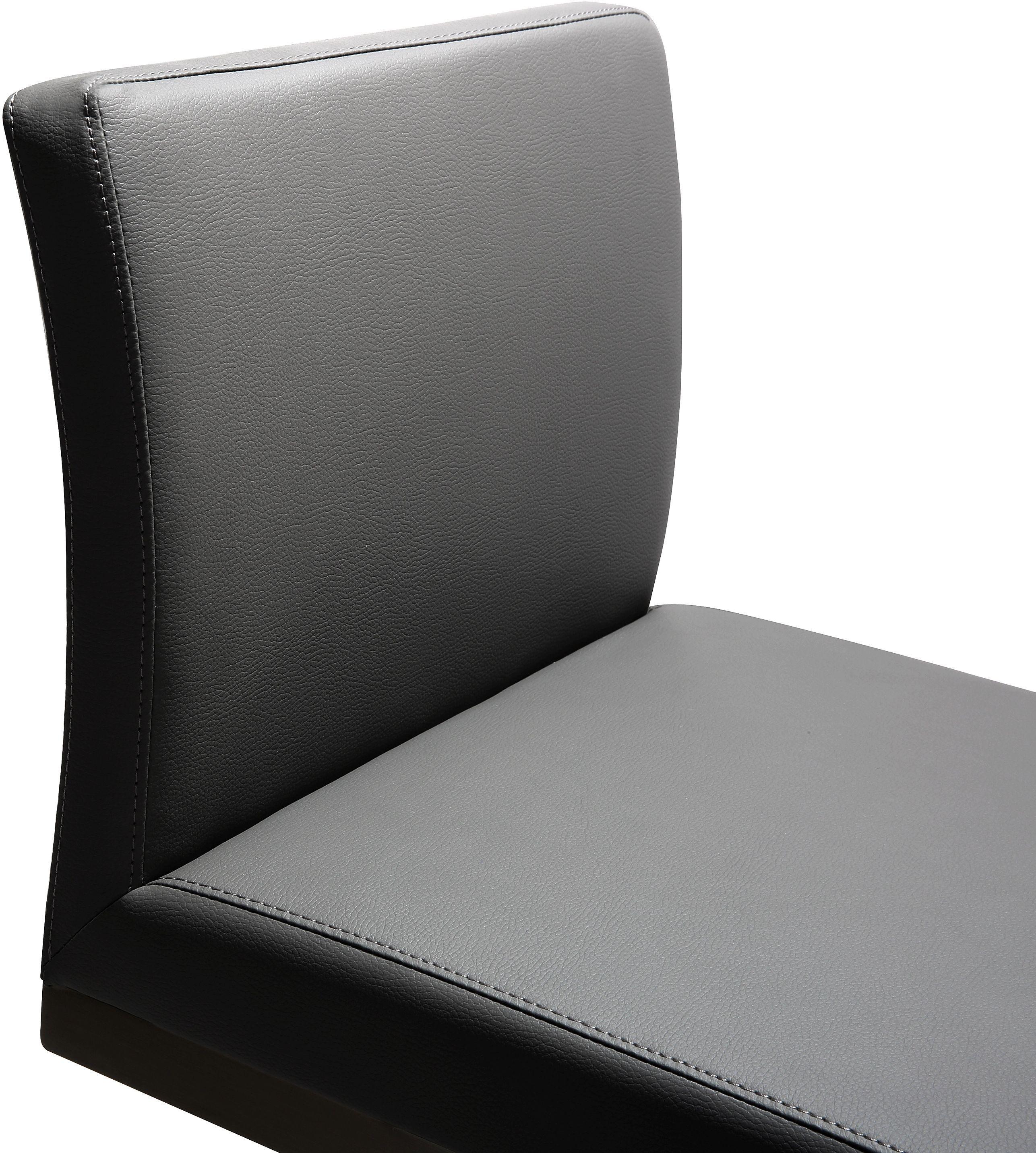 Parma Grey Stainless Steel Counter Stool - Set of 2 - UK