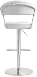 Cosmo White Stainless Steel Barstool - UK
