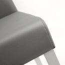 Denmark Grey Stainless Steel Counter Stool - Set of 2 - UK