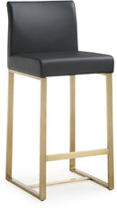 Denmark Black Gold Steel Counter Stool - Set of 2 - UK