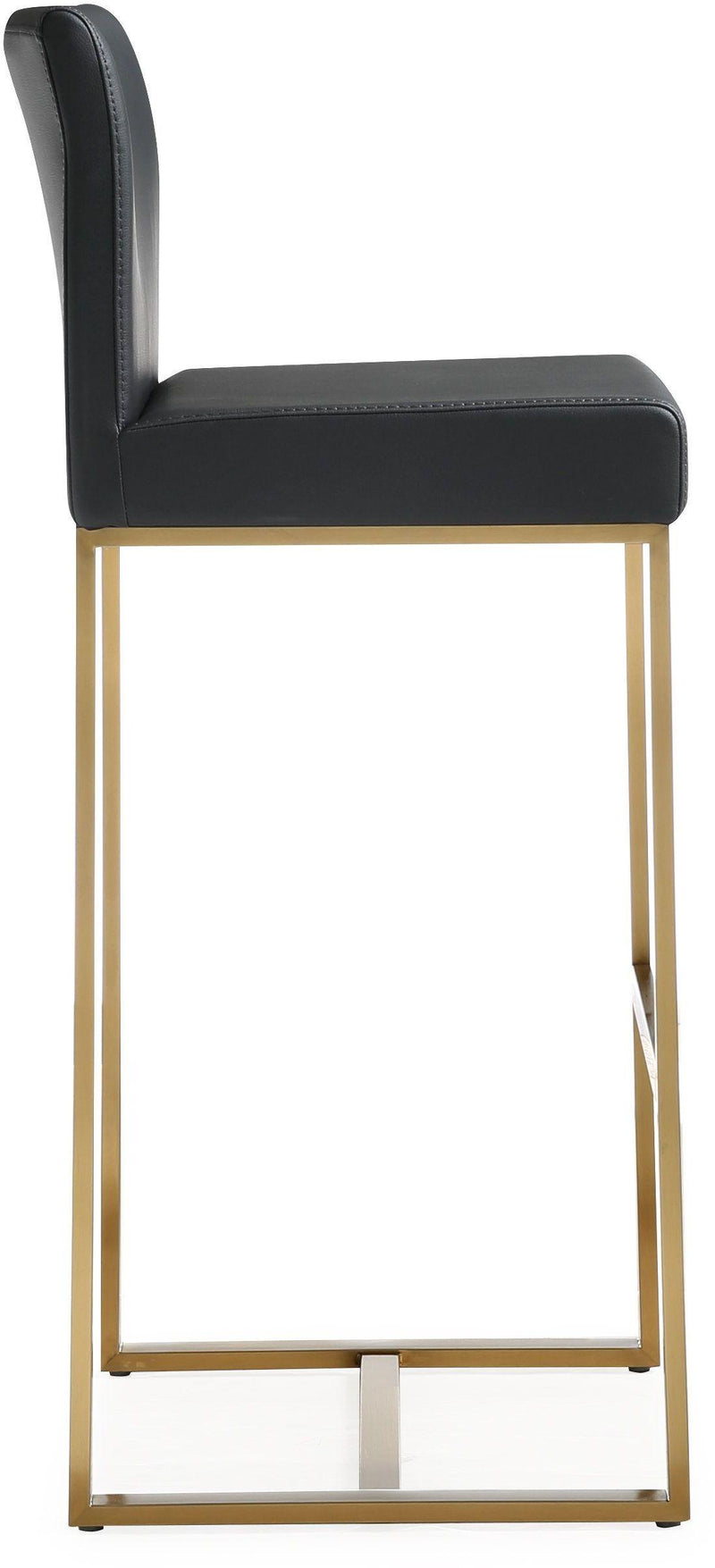 Denmark Black Gold Steel Barstool - Set of 2 - UK