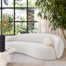 Kendall Cream Velvet Sofa - UK