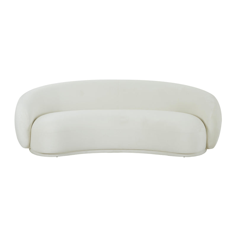 Kendall Cream Velvet Sofa - UK