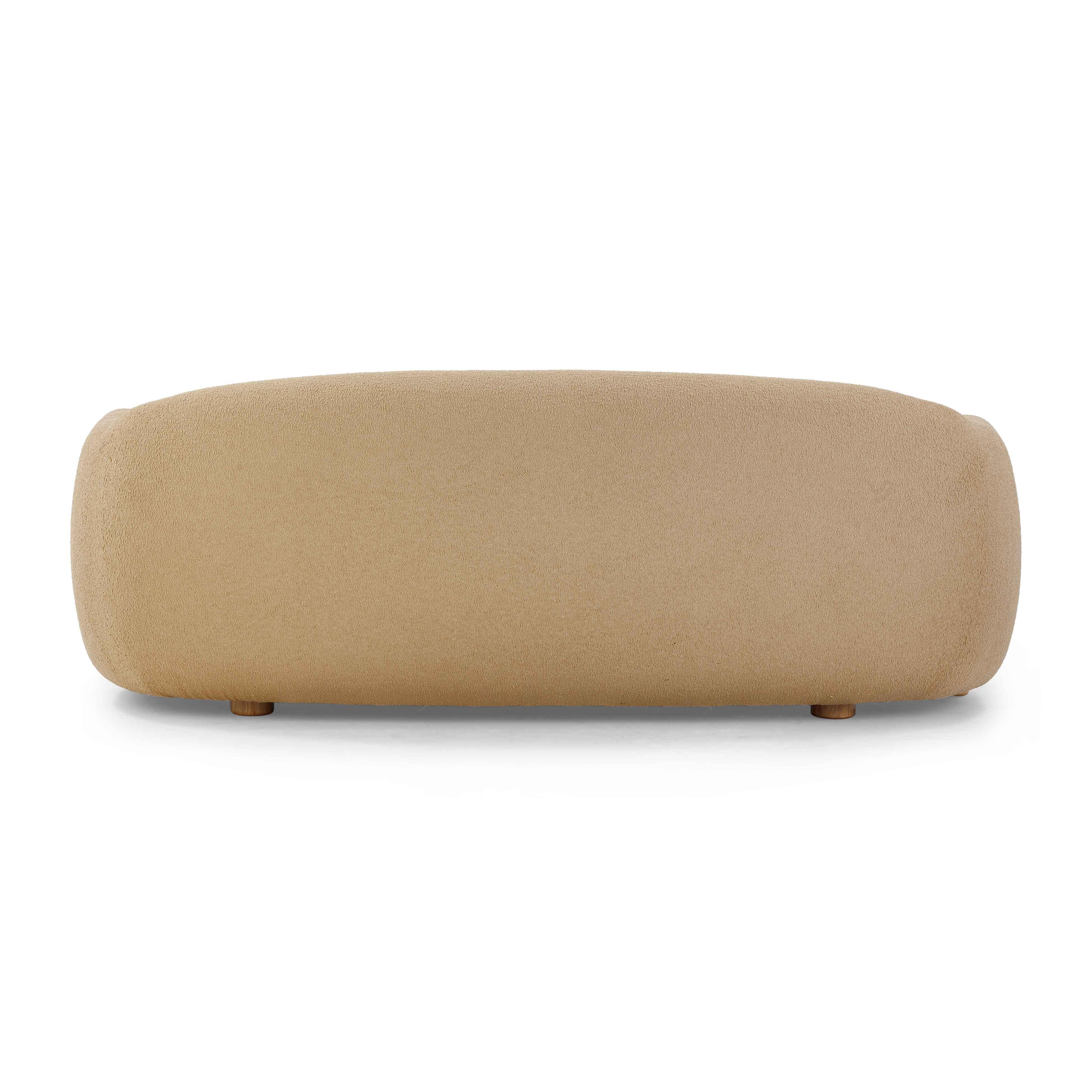 Judy Honey Boucle Sofa