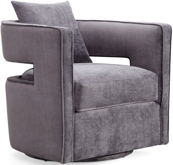 Kennedy Grey Swivel Chair - UK
